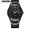 Curren 8106 Stainless Steel Watch for Men - Black