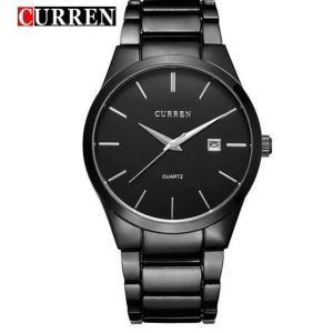 Curren 8106 Stainless Steel Watch for Men - Black
