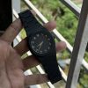 Arabic plastic body black watch-3